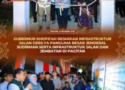 Pulihkan Akses Vital Pascabencana, Gubernur Khofifah Resmikan Jembatan Bailey Kaligoro II Pacitan