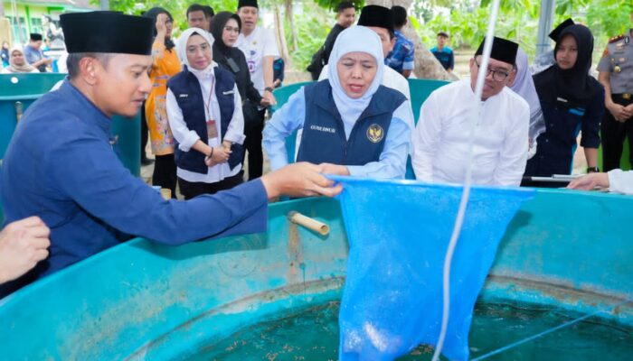 Kunjungi SMKN 2 Pacitan, Gubernur Khofifah Salurkan Bantuan Pendidikan Hingga Dorong Program SIKAP