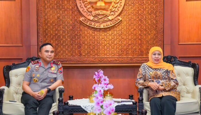 Terima Kunjungan Kapolda Jatim, Gubernur Khofifah Komit Jaga Stabilitas Keamanan dan Pertumbuhan Ekonomi